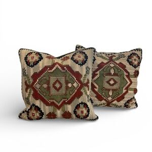 Pottery Barn pillows 100% wool